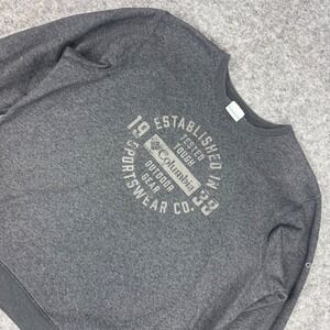 Columbia Sportswear Company Established 1938 Gray‎ Sweatshirt XL